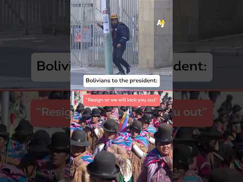 Bolivian Protesters Shut Down the Country, Demand President Step Down