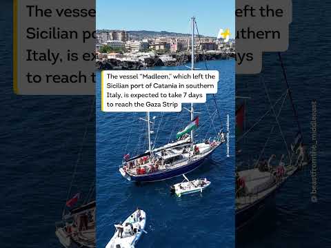 Freedom Flotilla Vessel With Aid Heads to Gaza to Break Israel’s siege