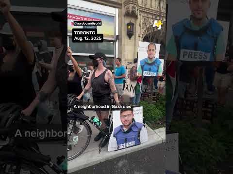 Global Protests Over Israel’s Killing of Journalists in Gaza