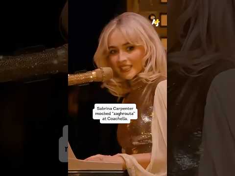 Sabrina Carpenter Mocks “Zaghrouta”