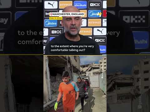 Manchester City Manager Made Honorary Coach in Gaza