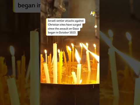 Israeli Settler Spits on Jerusalem Church