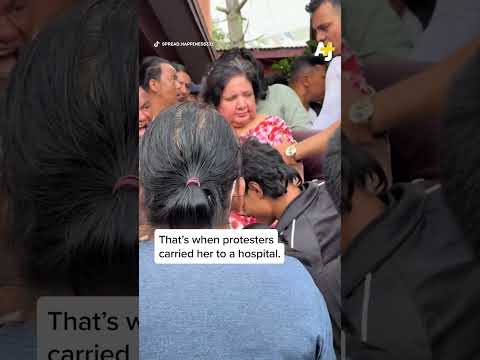 This Is the Moment Nepalese Youth Rescued the Wife of an Ousted Minister