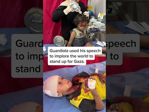 Guardiola Speaks Up For Gaza