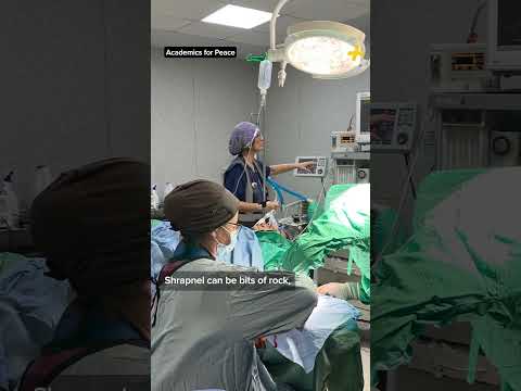 Australian Doctor Describes Hours Spent Removing Shrapnel from Patients in Gaza