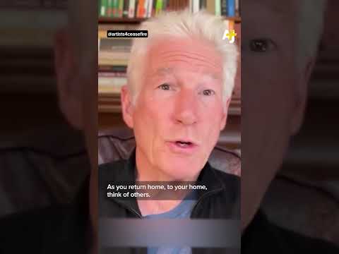 Actor #RichardGere Reads Poem by Palestinian Poet Mahmoud Darwish