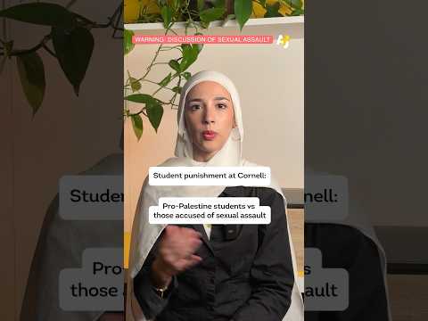 How Cornell Treats Pro-Palestine Students vs Rape Suspects