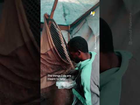 Palestinian in Gaza Creating Household Goods from the Rubble