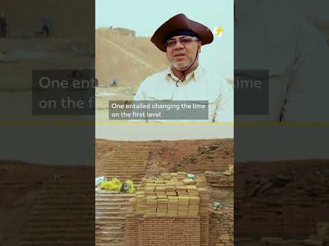 Workers Restore 4,000-Year-Old Ziggurat of Ur in Iraq