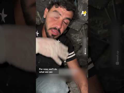 Dog Rescued Under Gaza’s Rubble