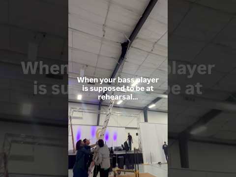 Answer your phone…🤦🏻‍♂️ #bassplayer #bassist #band #rehearsal #musician