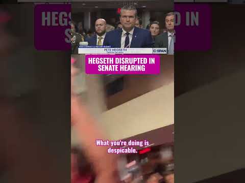 PETE HEGSETH YOU'RE A WAR CRIMINAL!