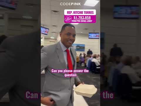 RITCHIE TORRES DEFLECTS  WHILE GAZA STARVES