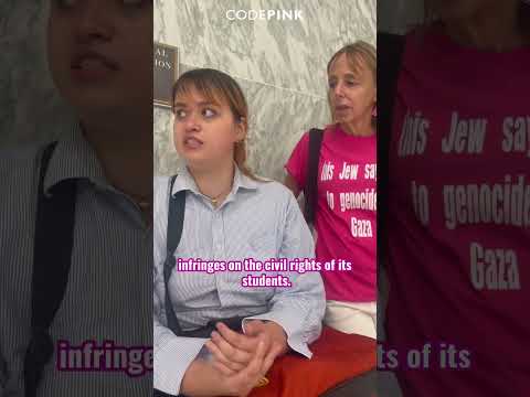 ANTISEMITISM HEARING INTERRUPTED:  “CUNY IS FUNDING ETHNIC CLEANSING”