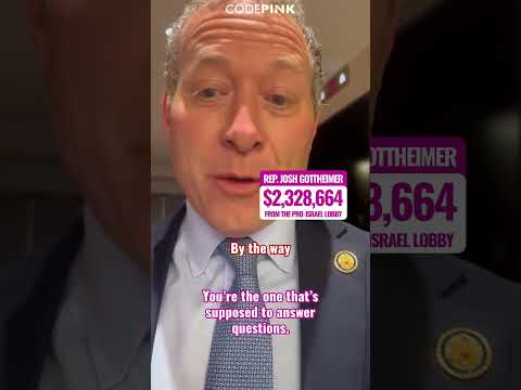 Rep. Gottheimer deflects questions on support for Israel's genocide