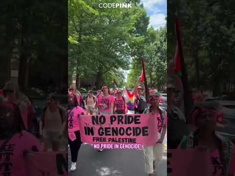 NO PRIDE IN GENOCIDE