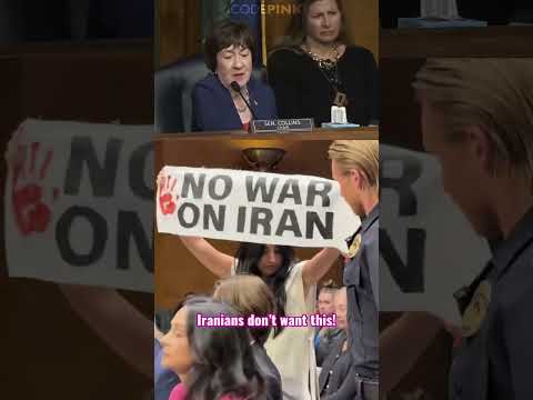 ACTIVISTS DISRUPT HEGSETH HEARING TO DEMAND END TO US WAR ON IRAN