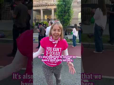 Salsa & Solidarity Outside the Cuban Embassy in DC