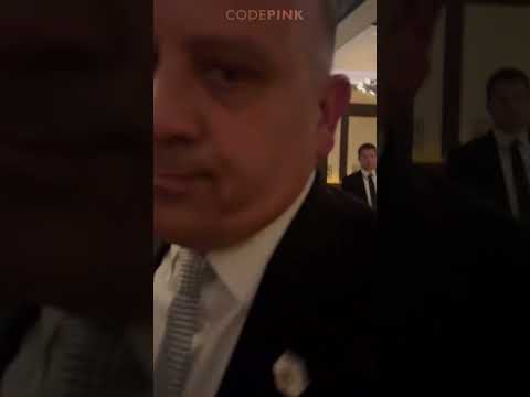 CODEPINK Disrupts Trump & Cabinet Dinner