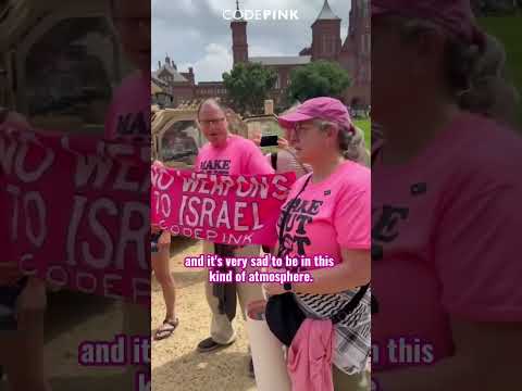 At DC’s Military Parade—We’re Demanding Peace