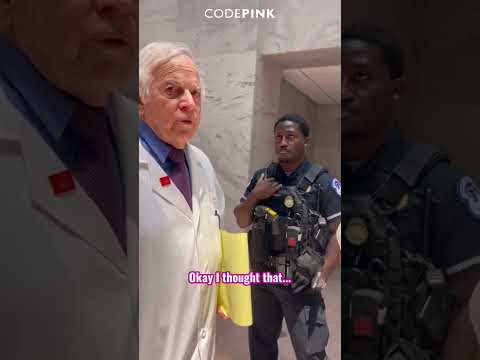 DOCTORS ARRESTED FOR DEMANDING FOOD, NOT BOMBS FOR GAZA