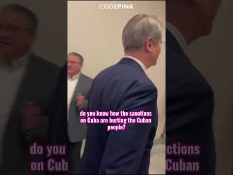 NOW We asked the Secretary of the Treasury about the impact of U.S. sanctions on Cuba about hunge...