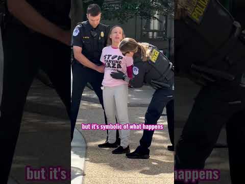 CHARGED WITH “IMPEDING” A CONGRESSMAN WHILE CONGRESS  IMPEDES JUSTICE FOR PALESTINE