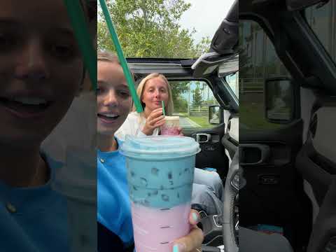 Starbucks run with my bestie 💕🥹🫶🏼✨ #fyp #viral #momanddaughter #grwm #funny #starbucks