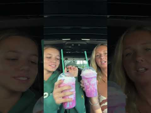 Starbucks unicorn Frappuccino 💖🫶🏼🦄 #fyp #viral #momanddaughter #grwm #starbucks #preppy
