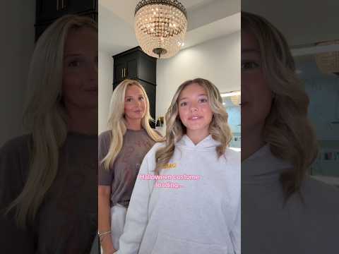 Can you guess our costume!? Xoxo 💕🫶🏼✨ #fyp #viral #momanddaughter #ootd #grwm #hair #preppy