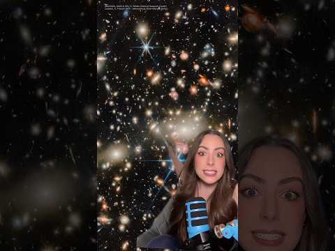 New JWST image of giant galaxy cluster #space #astronomy #nasa #shorts