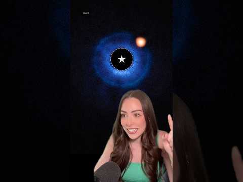 JWST DISCOVERED AND IMAGED an exoplanet #space #astronomy #nasa #summeronshorts