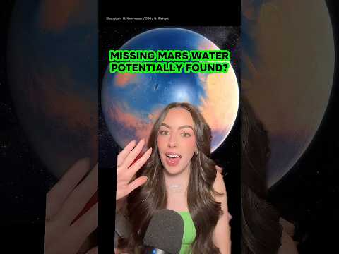 Scientists may have found Mars missing water? #space #astronomy #nasa #science #shorts
