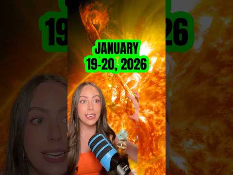 Strongest solar radiation storm in over 20 years causes northern lights tonight! #space #astronomy