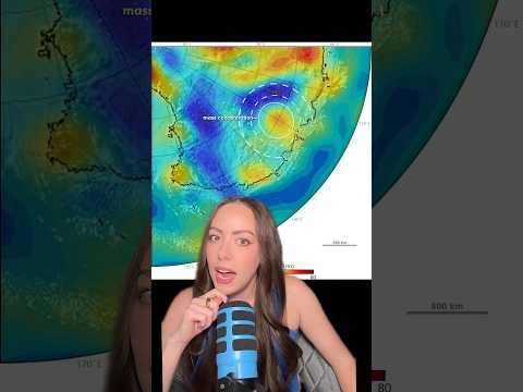 Gravitational anomaly under the Antarctic ice sheet… possible impact crater? #space #nasa #science