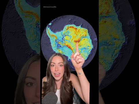 Hidden mountain range buried under Antarctica #earth #science #nasa #shorts