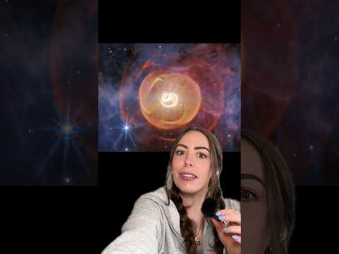 New JWST image shows insane binary wolf rayet stars #nasa #science #astronomy #space #shorts