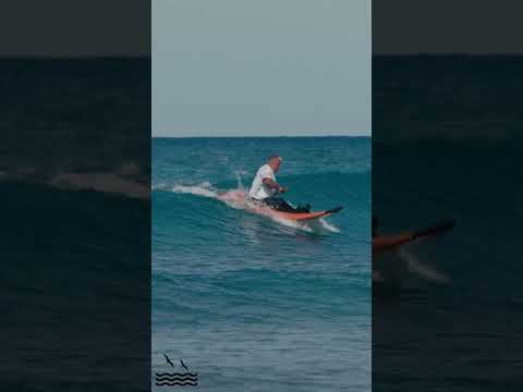 Wave Ski ripper Richard Julian at the Adaptive Championships