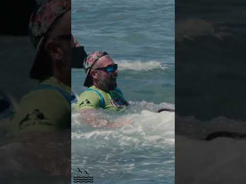 Church and James take a spill at Oceanfest