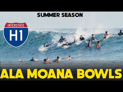 CROWDED OPENING DAY OF SUMMER AT ALA MOANA BOWLS
