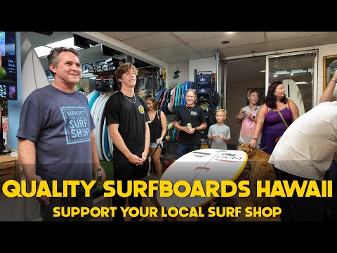 SURF INDUSTRY DAY AT QUALITY SURFBOARDS HAWAI'I
