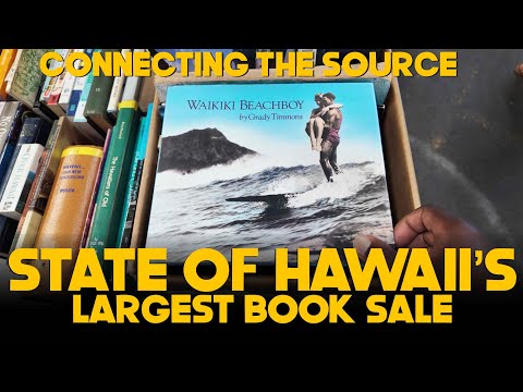 ON HUNT FOR HISTORICAL SURF MEDIA AT HAWAII'S LARGEST BOOK SALE