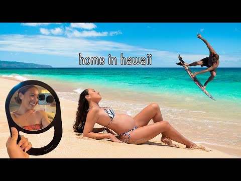 home in hawaii | BABY UPDATE, WAVE POOL, MATERNITY SHOOT