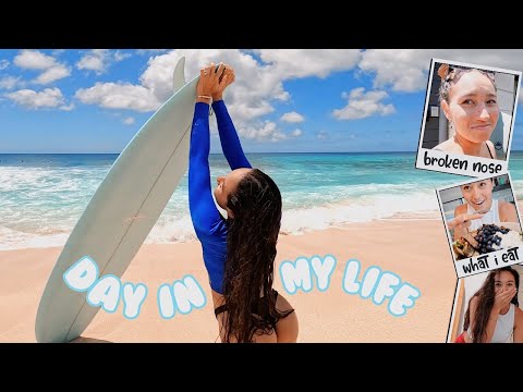 I BROKE MY NOSE FILMING THIS?! *day in my life, home alone*