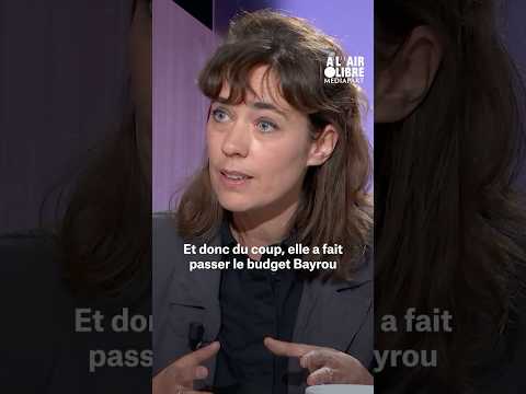 « Amélie de Montchalin a été propulsée dans un poste qu’elle aura à vie » #shorts #mediapart