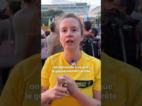 Climat : un collectif s’est rassemblé devant Bercy #shorts #mediapart