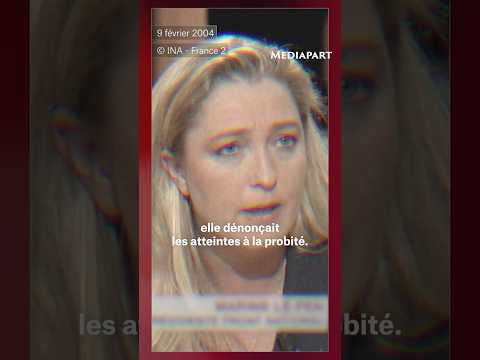 Voici ce que Marine Le Pen pensait des condamnations pour détournements de fonds publics.