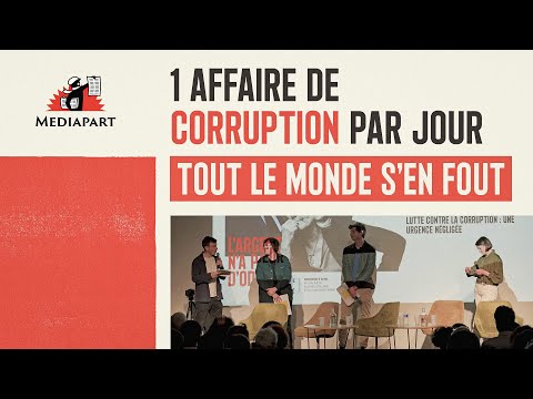 Une affaire de corruption par jour en 2025 et tout le monde s'en fout