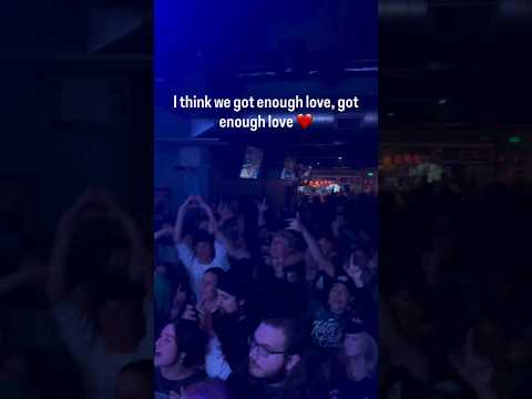 Denver was a big sing along last night! 🎶
