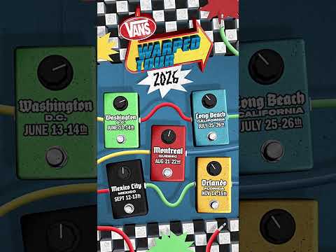 YOU HEARD IT HERE FIRST 🚨 here are all the vans warped tour stops for 2026 ‼️